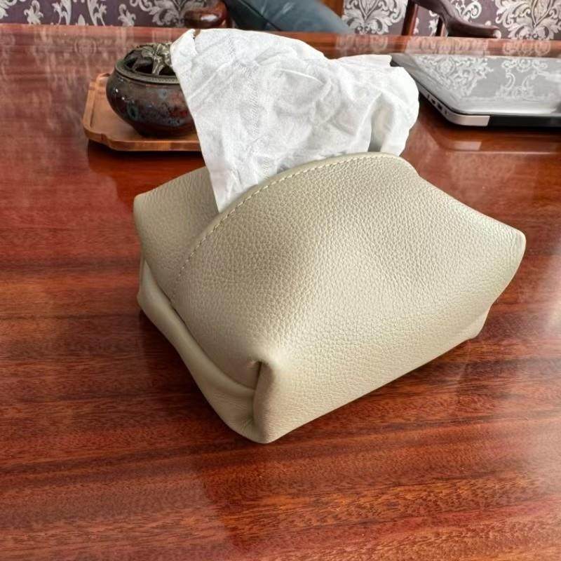 真头层牛皮纸巾盒客厅高档饭厅卫生纸盒车载创意纸巾收纳盒,淘宝优惠券,粉丝福利购,淘宝优惠卷