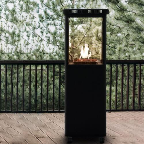 户外取暖器燃气真火壁炉酒吧庭院烤火炉露营火焰液化天然气取暖炉 - 图2