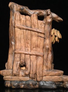 石湾公仔陶瓷摆件创意工艺精品餐厅复古摆设人物送老人家礼品过年