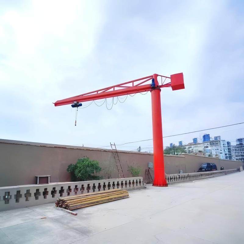 厂家供应悬臂吊小型吊机1吨2吨吨电动旋转吊装占地小操作简单,淘宝优惠券,粉丝福利购,淘宝优惠卷