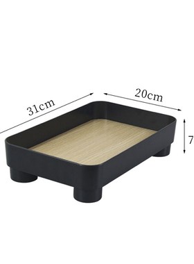 创意圆形收纳托j盘果盘储物摆件简约家居客厅样板房桌面摆放软装