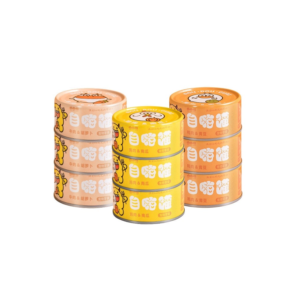 肉肉怪狗罐头成犬幼犬自嗨罐零食拌饭湿粮泰迪柯基小型犬补充营养,淘宝优惠券,粉丝福利购,淘宝优惠卷