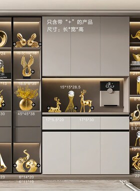 轻奢客厅酒柜装饰品摆件工u艺品办公室电视柜玄关摆设乔迁搬家礼