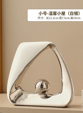 轻奢高档现代家居新房子客厅电视柜D酒柜入门玄关摆件装饰品工艺