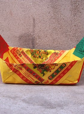 包邮禄马船手工折纸图案彩色一份五个