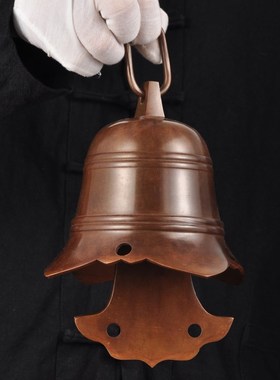 全铜云板铜钟宝钟手敲钟挂钟响钟撞钟学校打铃室内外铜铃铛敲钟