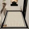 Wash-free kitchen floor mats are stain-resistant, water-proof, oil-proof and non-slip PEVC household large-area carpet floor mats.