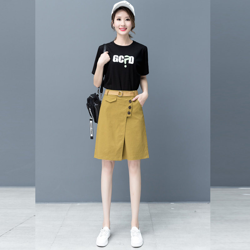 五分休闲直筒阔腿中裤高腰宽松短裤 纤丝朵休闲裤