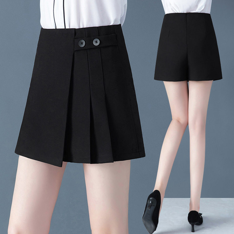 裤裙春秋高腰2020新款a字裙短裤 纤丝朵休闲裤