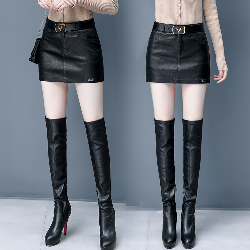 小2020新款秋季韩版高腰显瘦短裤 纤丝朵半身裙