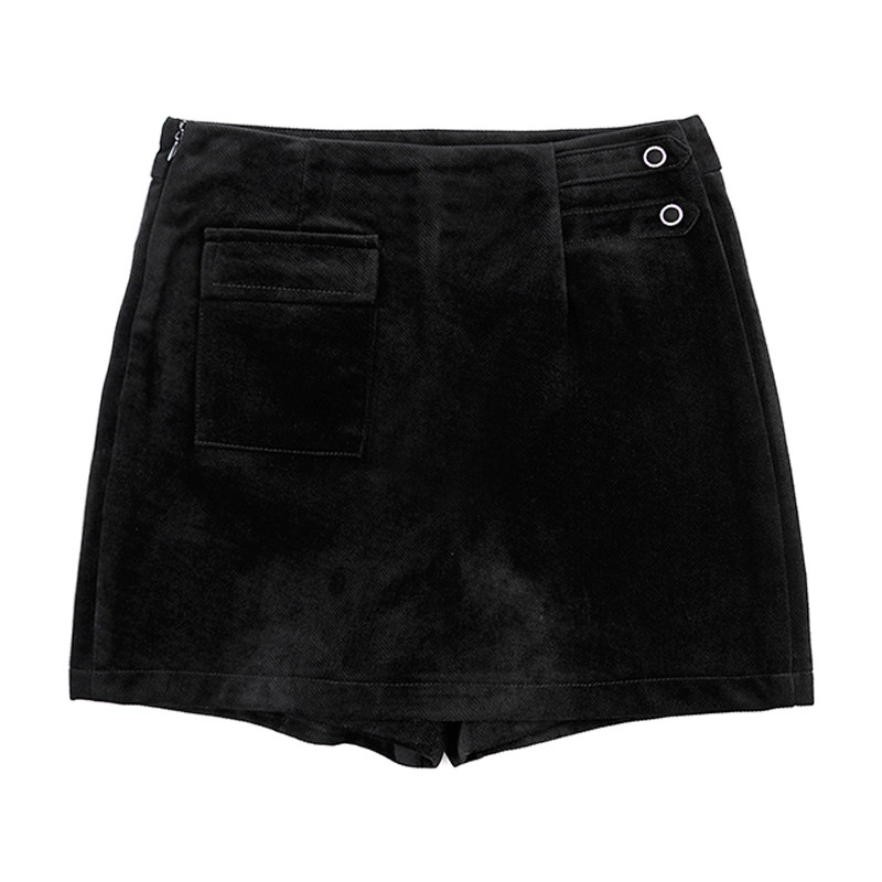 秋冬2020新款外穿宽松显瘦半身裙 纤丝朵休闲裤