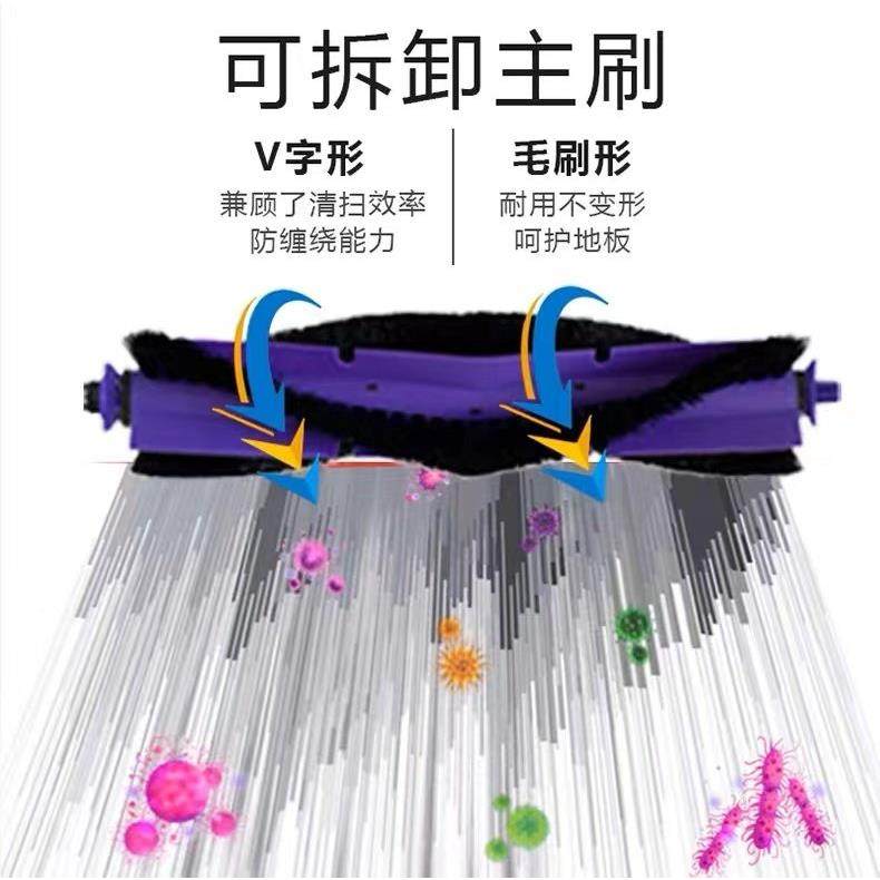 云鲸扫地机器J3配件边刷拖布尘盒滤网滚刷清洁液清水箱污水桶耗材,淘宝优惠券,粉丝福利购,淘宝优惠卷