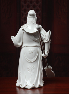 戴玉堂 武财神关二爷摆件招财佛像关羽财神爷家用供奉神像关公像