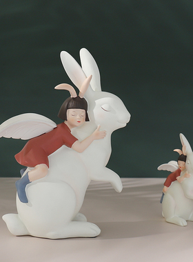 北欧风电视柜摆件创意家居卧室玄关酒柜桌面摆设结婚送女生日礼物