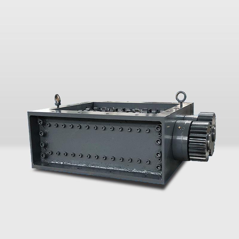 Multifunctional paint bucket crusher scrap metal crusher garbage wood double shaft small shredding chassis manufacturer