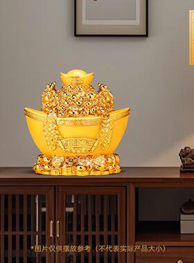 财源广进金元宝摆件储钱存钱罐招财客厅电视柜装饰品店铺开 业礼