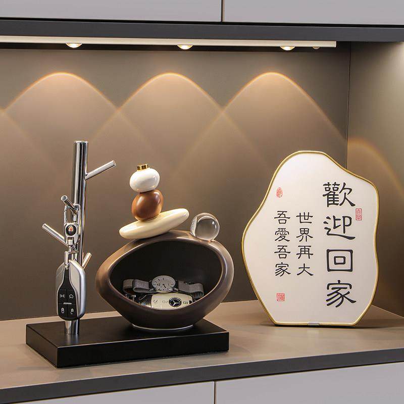 时来运转钥匙收纳玄关摆件入户门口鞋柜客厅电视柜装饰品乔迁礼物,淘宝优惠券,粉丝福利购,淘宝优惠卷