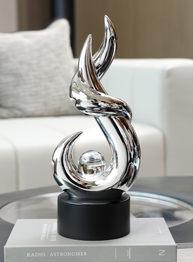 轻奢高档a摆件水晶球办公室桌面客厅电视柜酒柜高级感家居软装饰