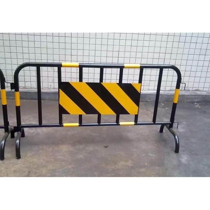 黄黑铁马护栏围栏市政隔离栏镀锌管临时施工地围挡道路通护栏,淘宝优惠券,粉丝福利购,淘宝优惠卷
