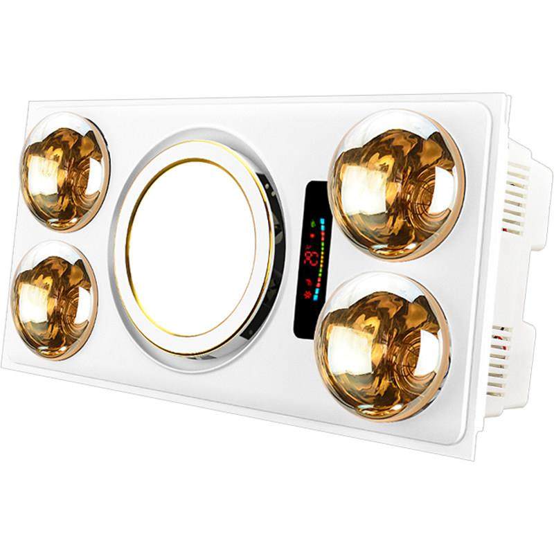 四灯暖式浴霸排气扇照明一体集成卫生间灯泡吊顶厕所洗澡间三合一,淘宝优惠券,粉丝福利购,淘宝优惠卷