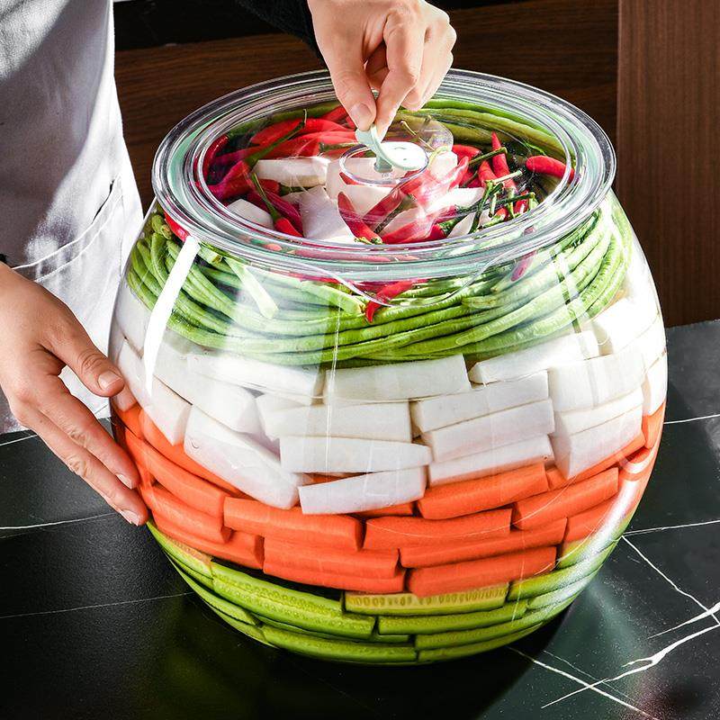 泡菜坛子食品级家用塑料密封罐大口腌菜罐储物罐腌制酸菜咸菜容器,淘宝优惠券,粉丝福利购,淘宝优惠卷