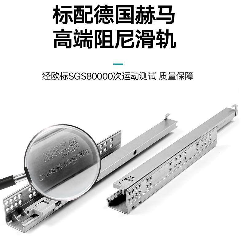 衣柜拉篮仿编藤篮阻尼收纳篮伸缩裤架衣帽间抽拉式缓冲衣物蓝,淘宝优惠券,粉丝福利购,淘宝优惠卷