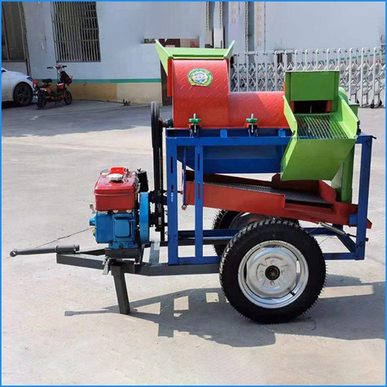 Household small threshing machine multi-function threshing machine fully automatic soybean sorghum corn grain peeling machine