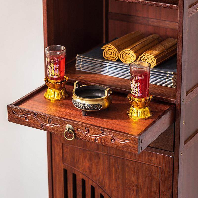 佛龛新中式立柜财神爷柜子神台供桌佛台家用香案观音佛像整体橱柜,淘宝优惠券,粉丝福利购,淘宝优惠卷