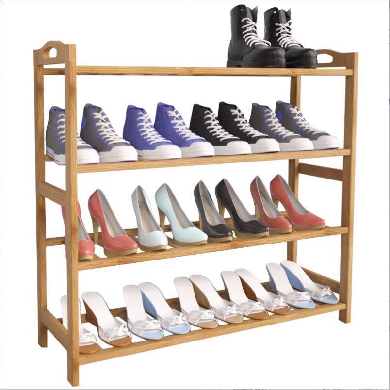 简易实木鞋架子家用门口多层鞋架宿舍竹木室内入户鞋柜防尘置物架,淘宝优惠券,粉丝福利购,淘宝优惠卷