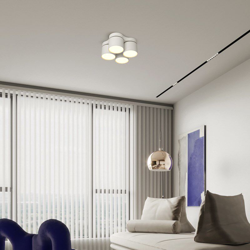 至御双头明装筒灯led吸顶式灯可调三头四头天花灯客厅无主灯012,淘宝优惠券,粉丝福利购,淘宝优惠卷