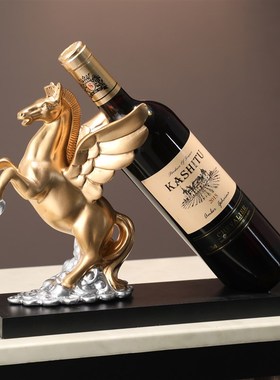 创意高档红酒架家居摆q饰客厅电视柜酒柜玄关装饰品乔迁新居礼品