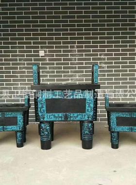 大型纯铜鼎司母戊鼎四足仿古青铜器司母戊鼎铸铜圆鼎炉开业礼品