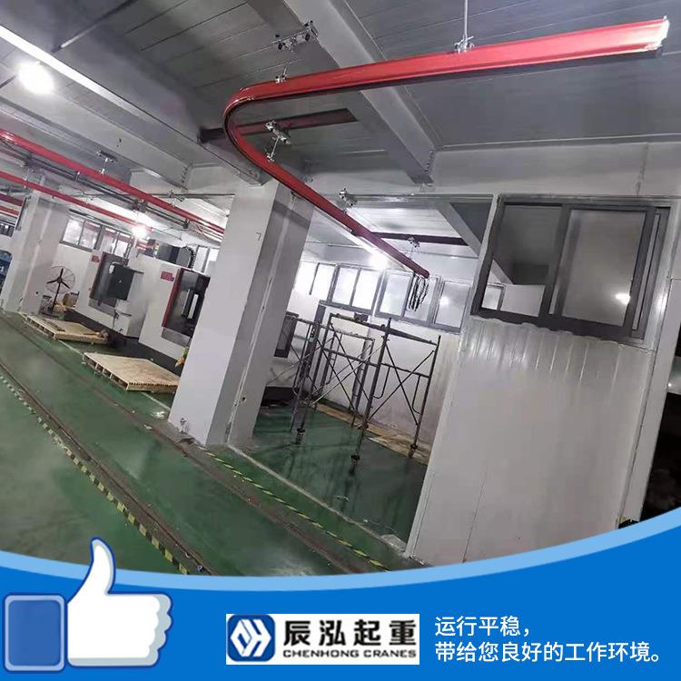 KBK轨道起重机手拉小车挂钩式单速电动葫芦0.5吨柔性梁倒挂装置 - 图1