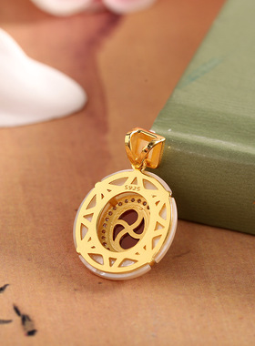 时尚日韩项链s925银女贝壳南红项链贝母小众轻奢锁骨链