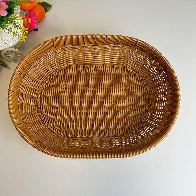 水果零食篮桌面干果点心盘茶几桌面果盘纯手工编织家用糖果收纳筐,淘宝优惠券,粉丝福利购,淘宝优惠卷