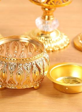 欧式时尚中东金属工艺摆件香炉居家简约檀香阿拉伯熏香摄影装饰