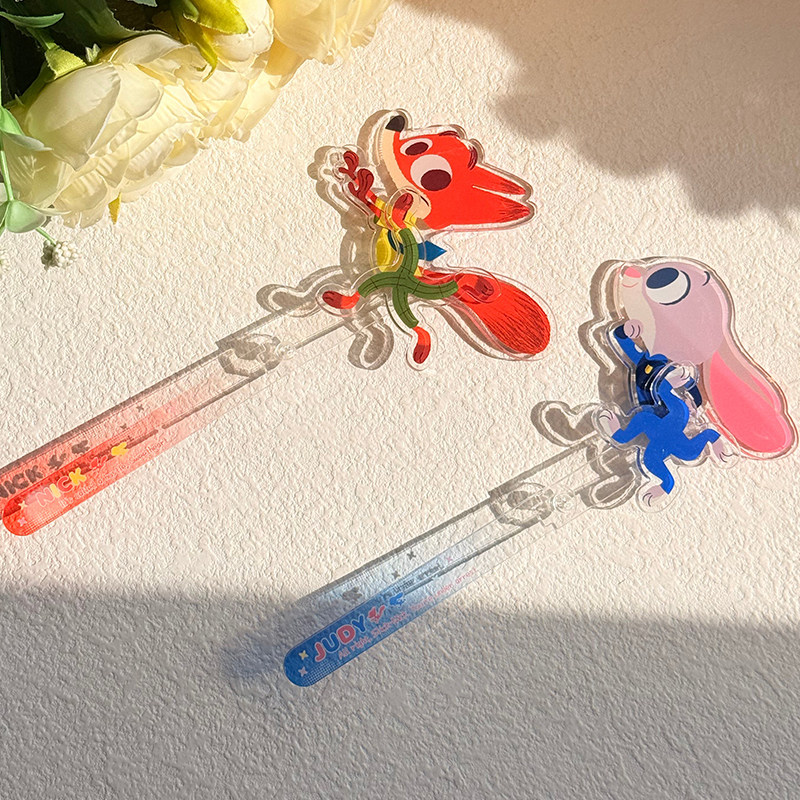 古部疯狂动物城2周边尼克朱迪亚克力手拿打卡棒创意立牌玩具礼物,淘宝优惠券,粉丝福利购,淘宝优惠卷