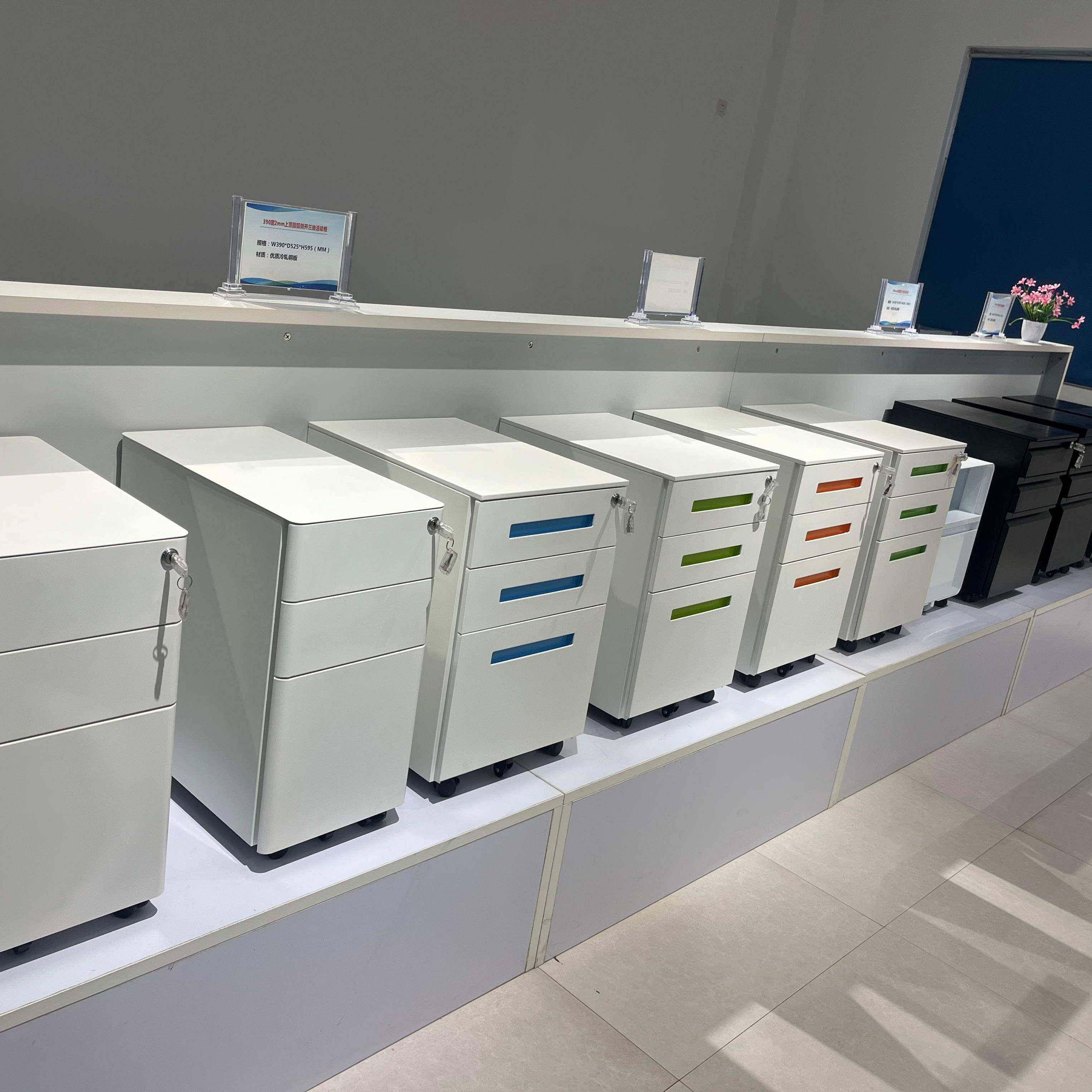 活动柜桌下移动矮柜家用收纳柜办公文件柜智能钢制简约抽屉带锁柜,淘宝优惠券,粉丝福利购,淘宝优惠卷