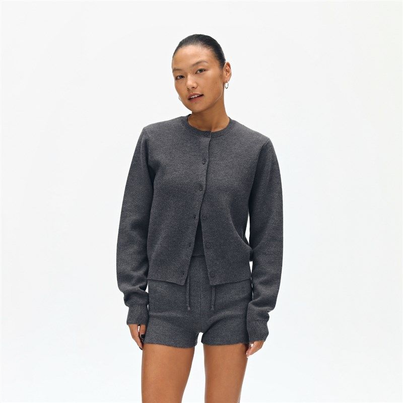 oneup基础款背心开衫外套两件套女秋季套装宽松休闲针织衫上衣,淘宝优惠券,粉丝福利购,淘宝优惠卷