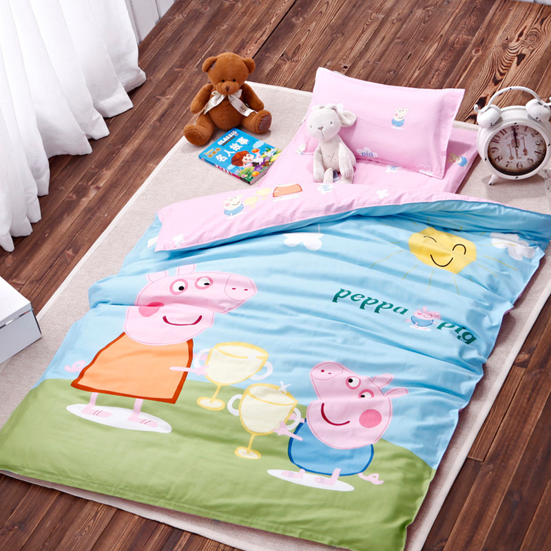 全棉幼儿园儿童宝宝AB版单件被套可拆卸小被子冬被加厚棉被冬被芯,淘宝优惠券,粉丝福利购,淘宝优惠卷