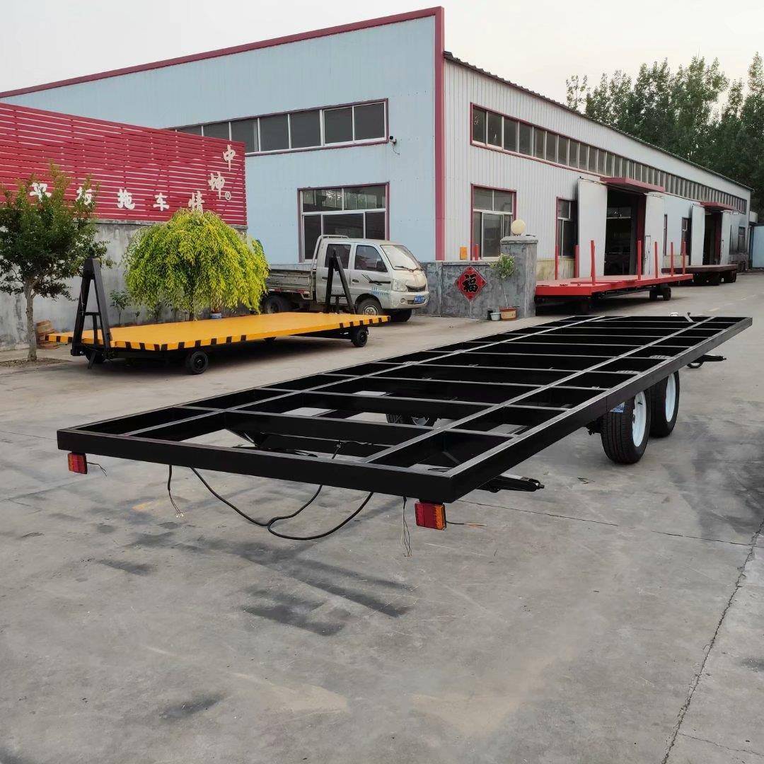 .5吨双层框架拖车木屋底盘运输车8000*22502.2万工业中小运输车 - 图0