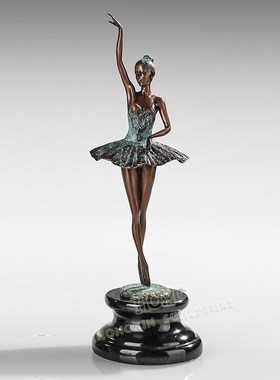 铜雕塑芭蕾EPA565566欧式人物手工艺品酒店书房家居玄关桌面摆件