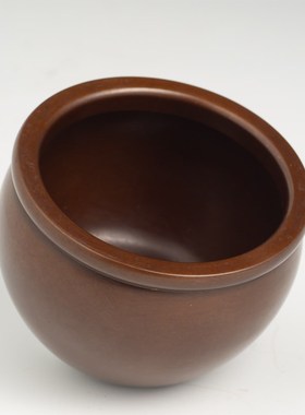 紫铜福缸米缸招聚财摆件聚宝盆文创客厅玄关办公室桌面家居装饰品