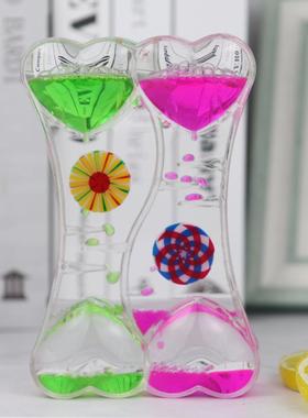 减压油漏水晶油滴亚克力摆件工艺品沙漏学生礼品儿童玩具