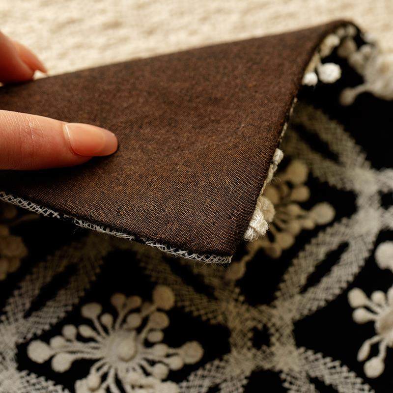 梵汝高端刺绣茶席中式流苏茶巾轻奢干泡席桌布泡茶道配件隔热桌垫,淘宝优惠券,粉丝福利购,淘宝优惠卷