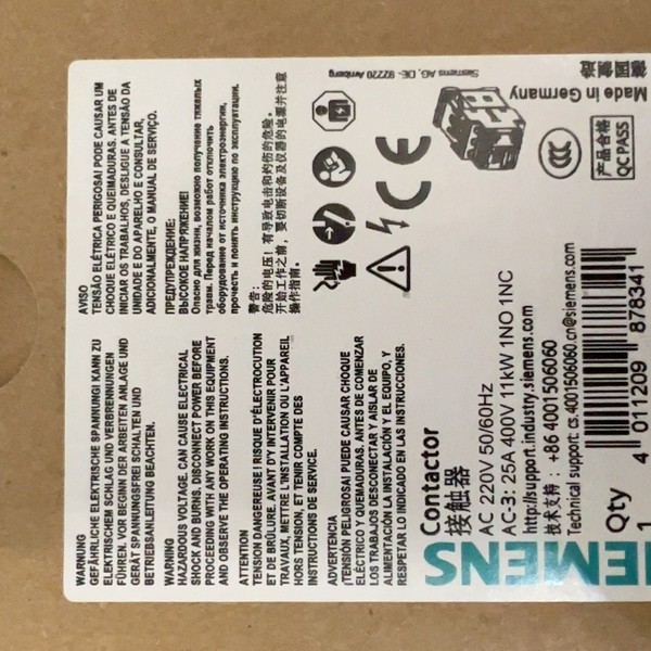 议价全新接触器3RT2026-1AP00 - 图0