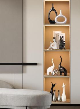 轻奢现代玄关桌面摆件家居客厅酒柜电视柜装饰品创意乔迁新居礼物