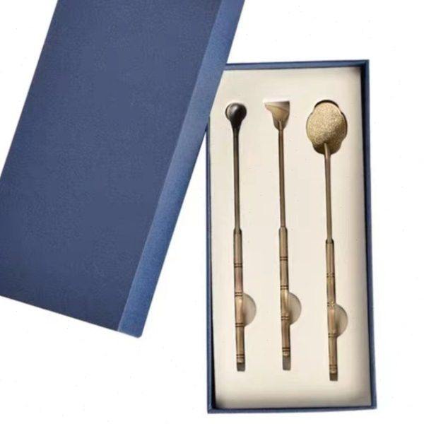 热销 铜制复古色香具三件套 打篆香道用具香铲香勺香押R302M,淘宝优惠券,粉丝福利购,淘宝优惠卷