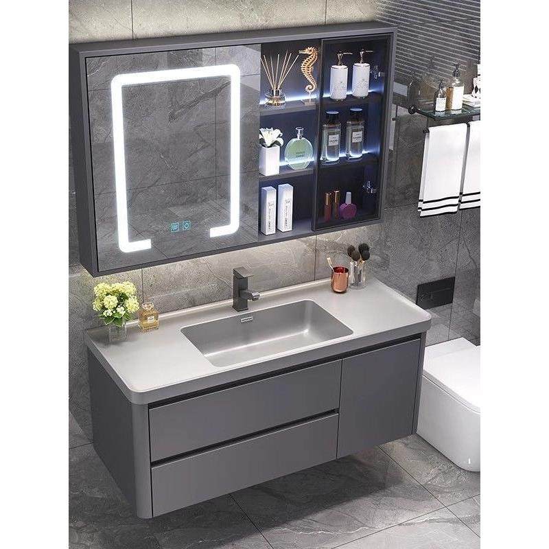 2025新款可及豪华肤感一体化面盆浴室柜组合浴室水槽洗手盆浴室柜,淘宝优惠券,粉丝福利购,淘宝优惠卷