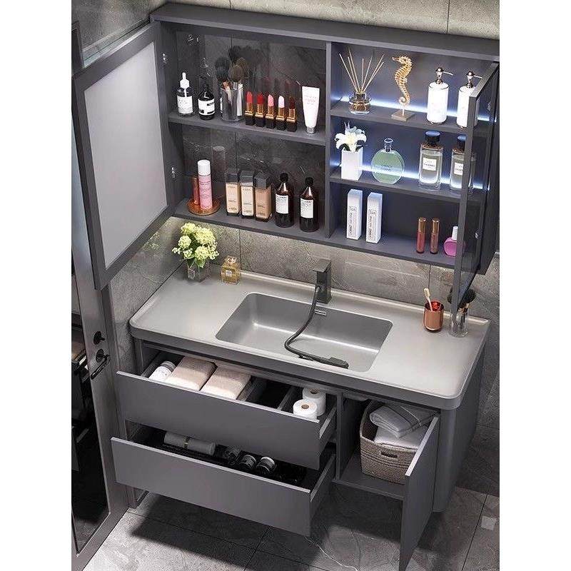 2025新款可及豪华肤感一体化面盆浴室柜组合浴室水槽洗手盆浴室柜,淘宝优惠券,粉丝福利购,淘宝优惠卷